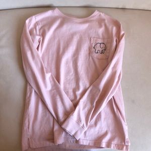 Pink Grey and White Ivory Ella Long Sleeve